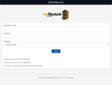 Tablet Screenshot of myfilestack.com